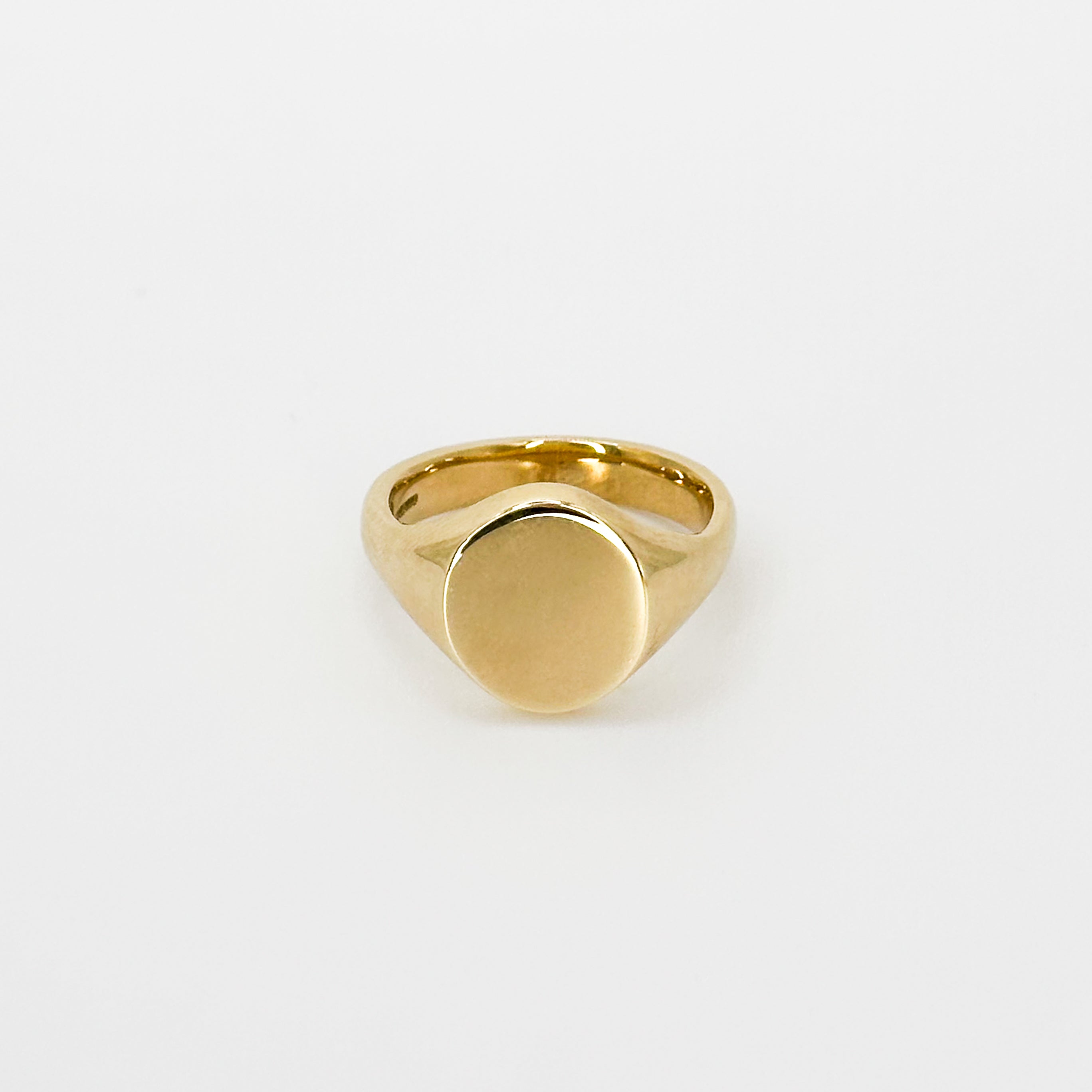 Oval Cut Signet Ring