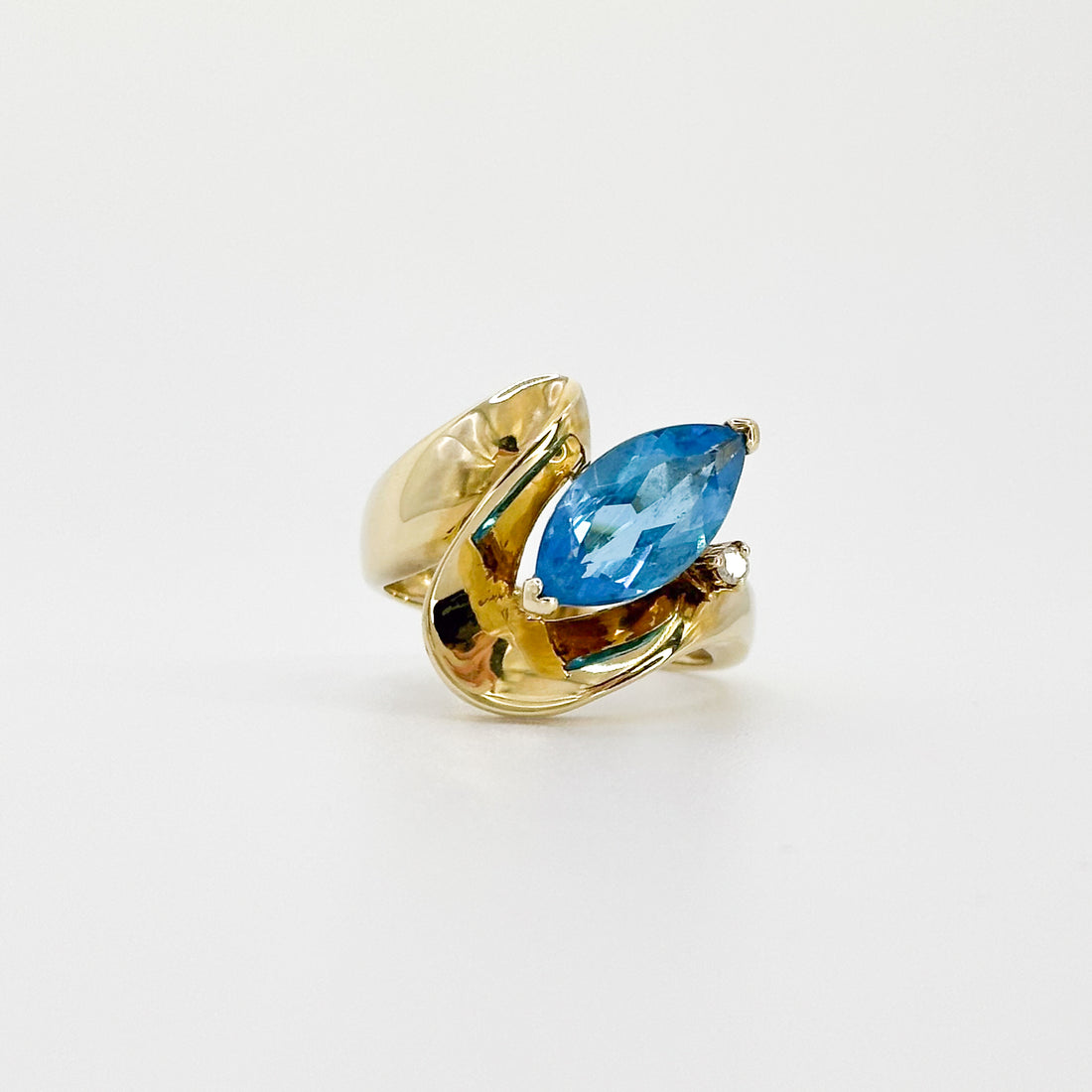 Marquise Cut Topaz Vintage Ring