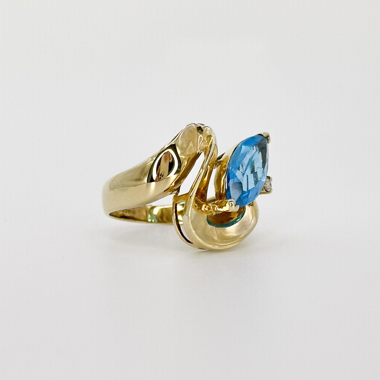 Marquise Cut Topaz Vintage Ring