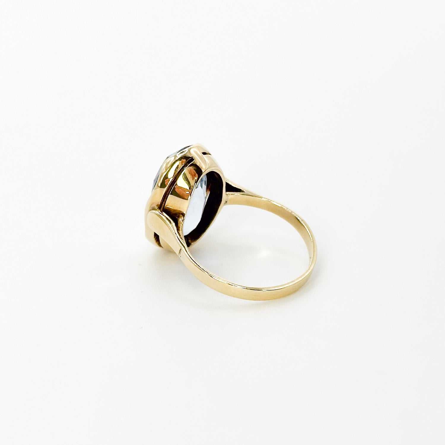 Oval Cut Topaz Vintage Ring