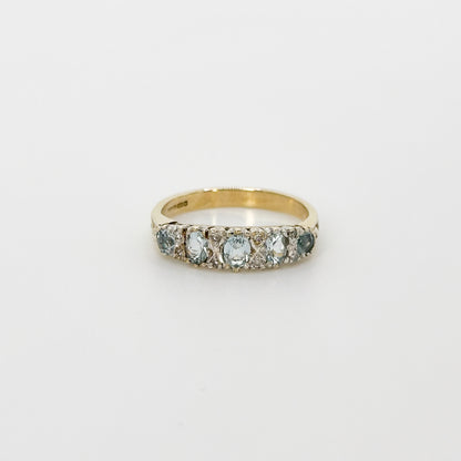 Blue Topaz Vintage Ring