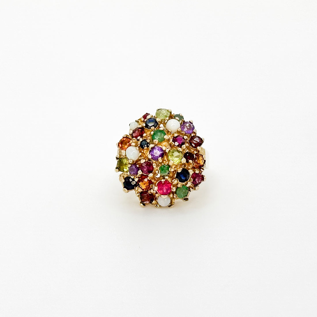 Multi-gemstone Cocktail Ring