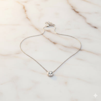 0.61 ct Solitaire Diamond Pendant