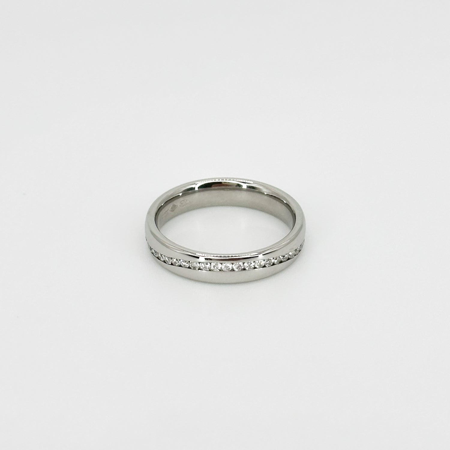 Full Turn Eternity Ring with Diamonds