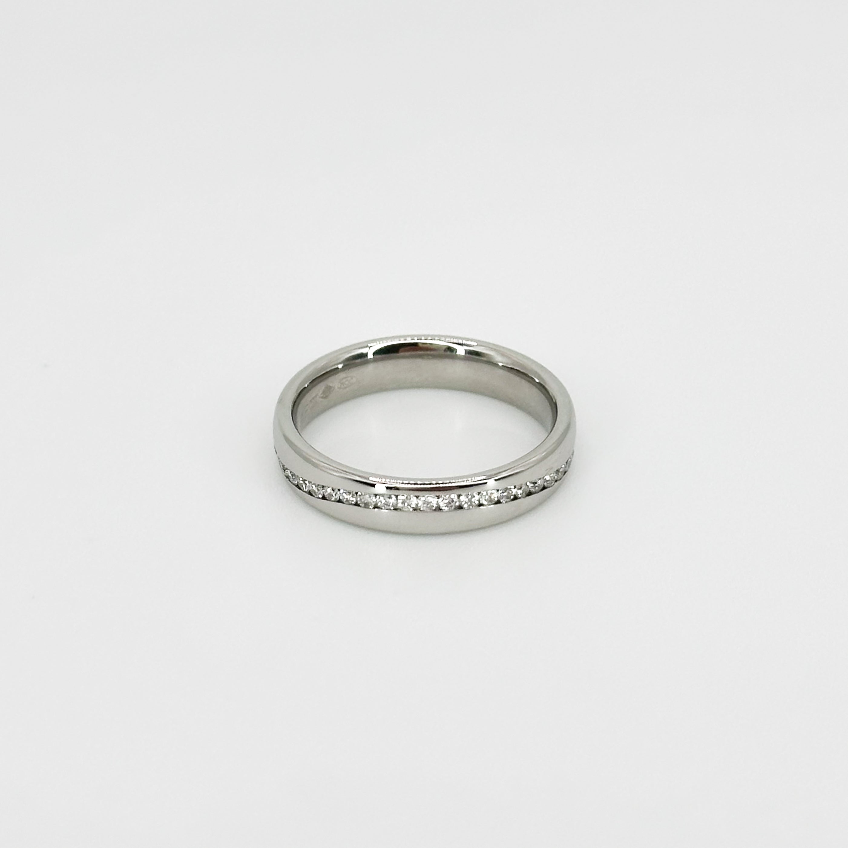 Full Turn Eternity Ring with Diamonds