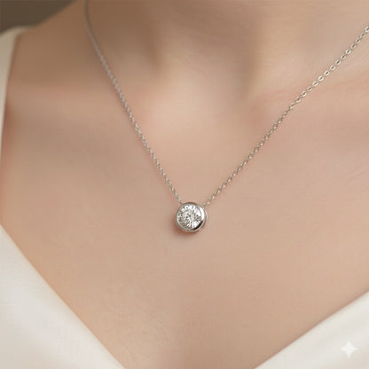 0.61 ct Solitaire Diamond Pendant