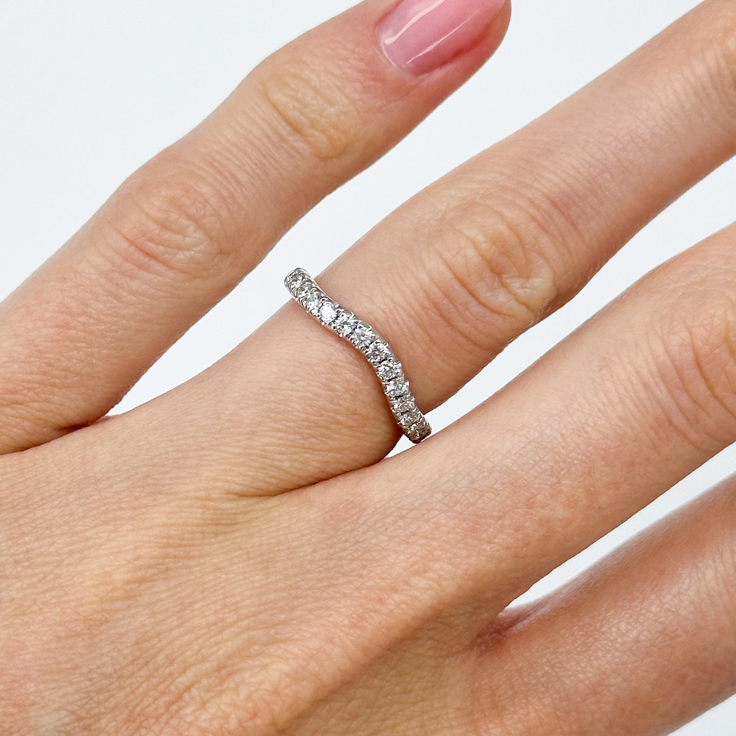 Shaped Diamond Eternity Ring