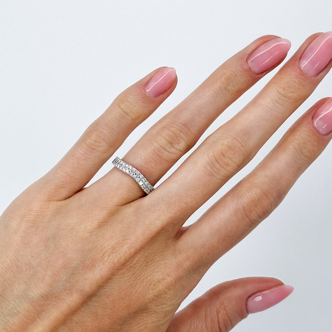 Shaped Diamond Eternity Ring