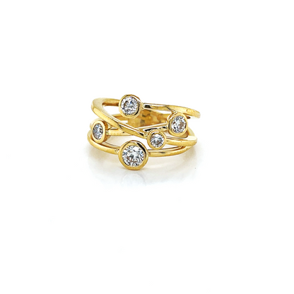 0.84 Carat Intertwined ring