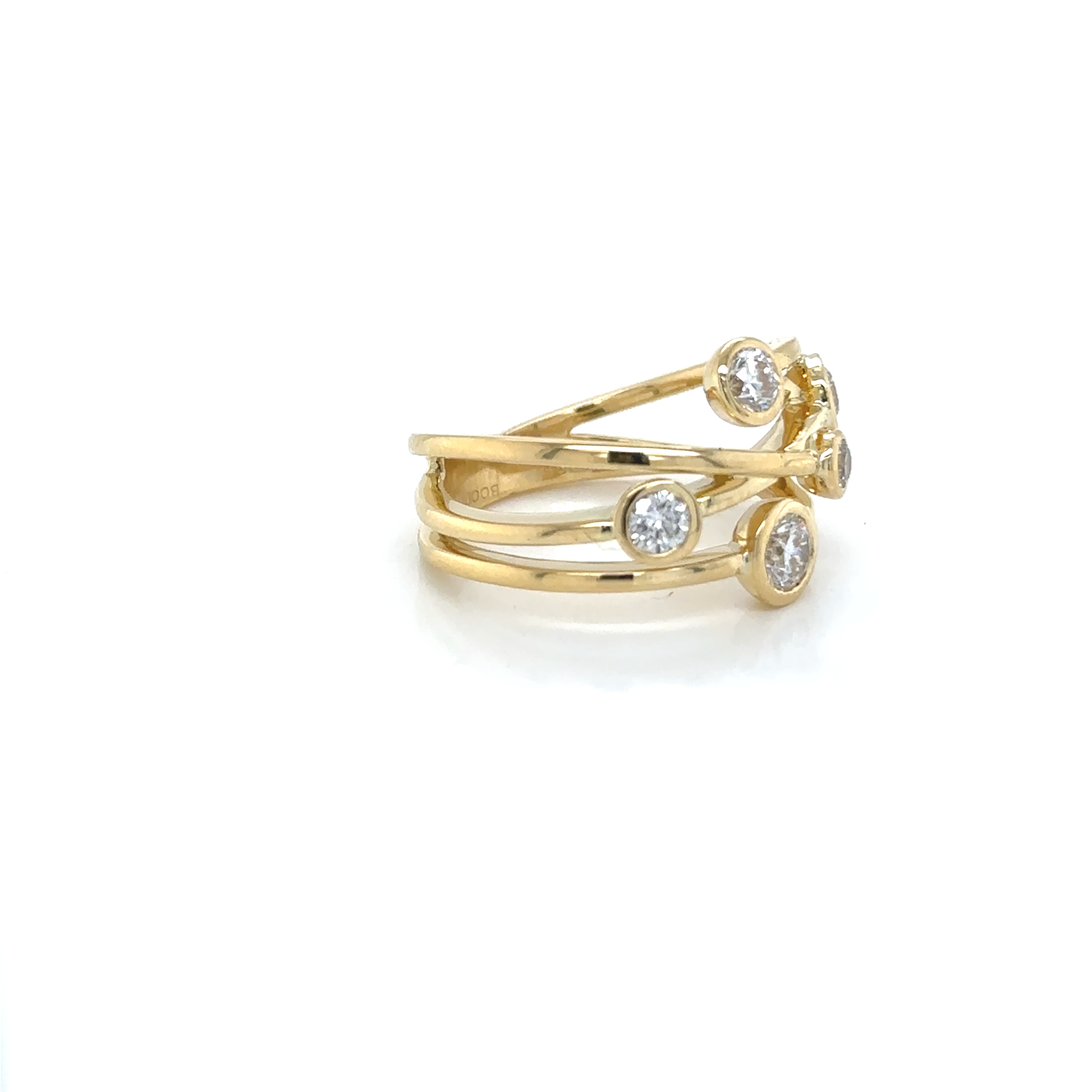 0.84 Carat Intertwined ring