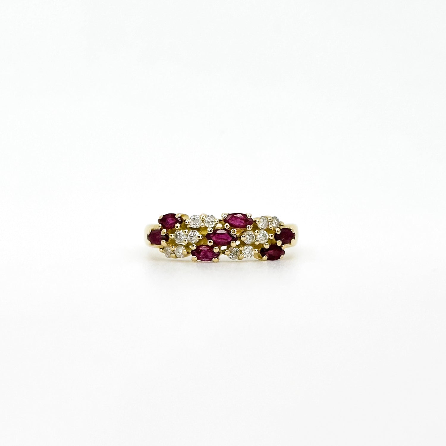 Ruby and Diamond Vintage Ring