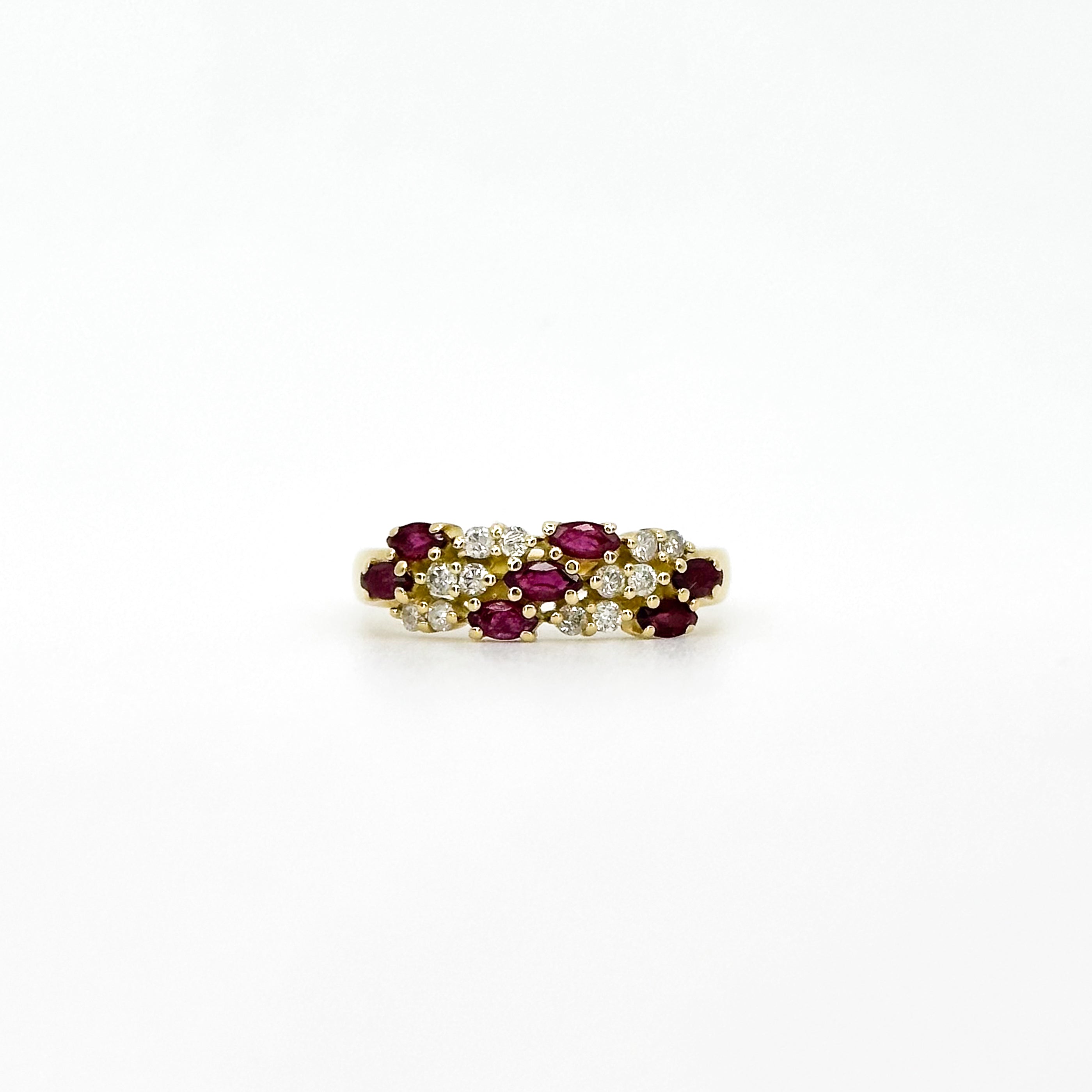 Ruby and Diamond Vintage Ring