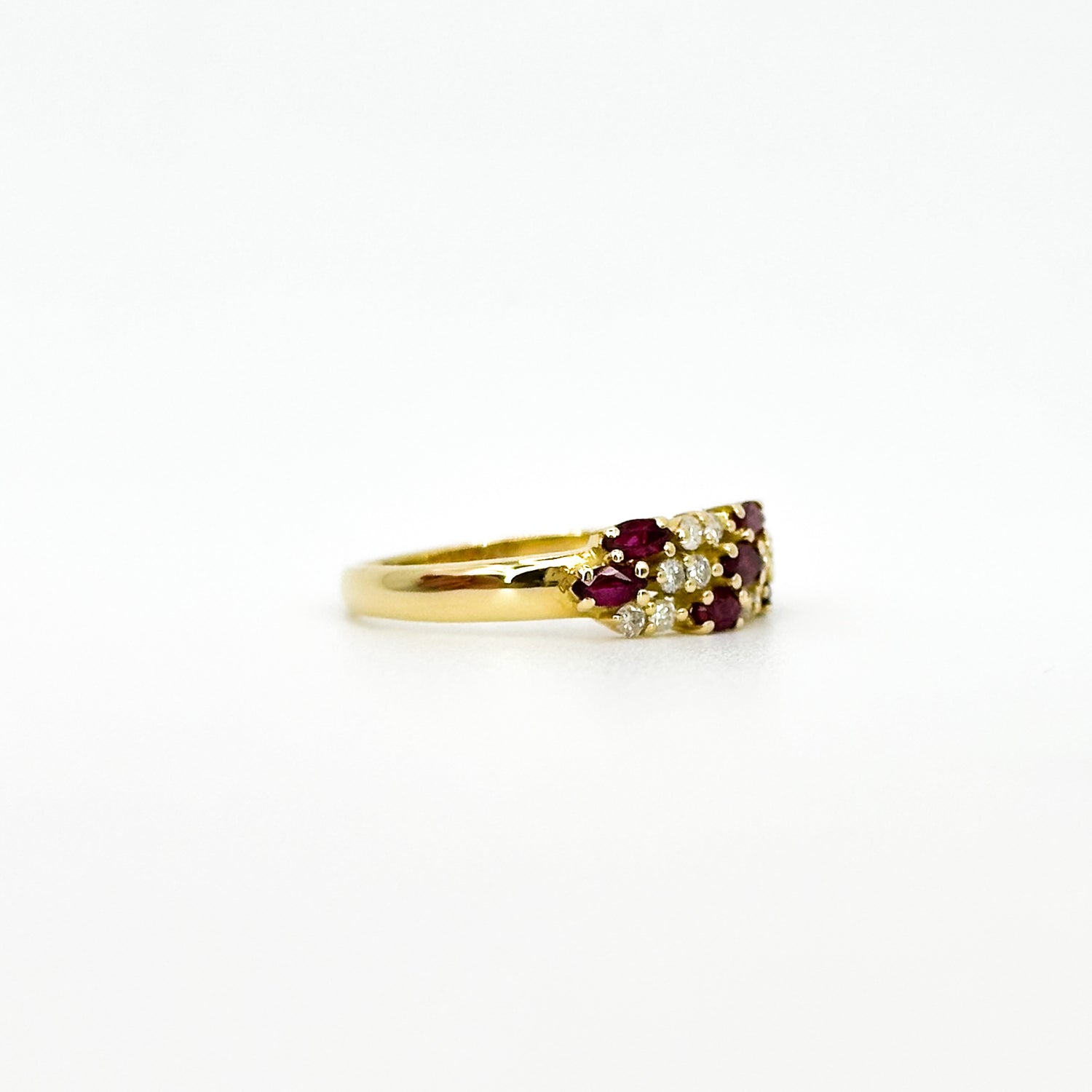 Ruby and Diamond Vintage Ring