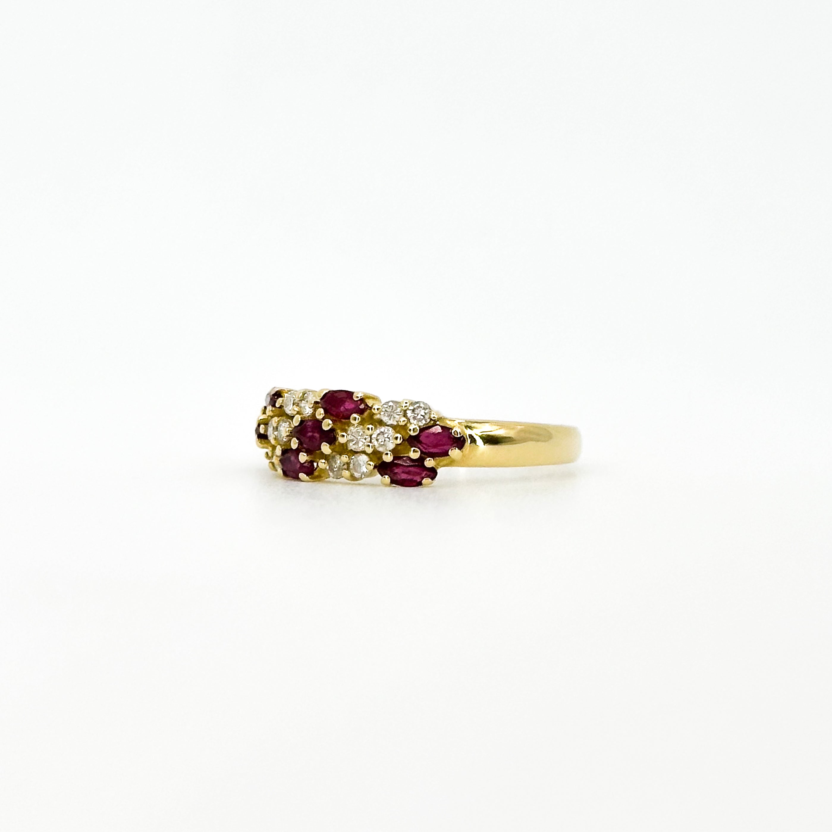 Ruby and Diamond Vintage Ring