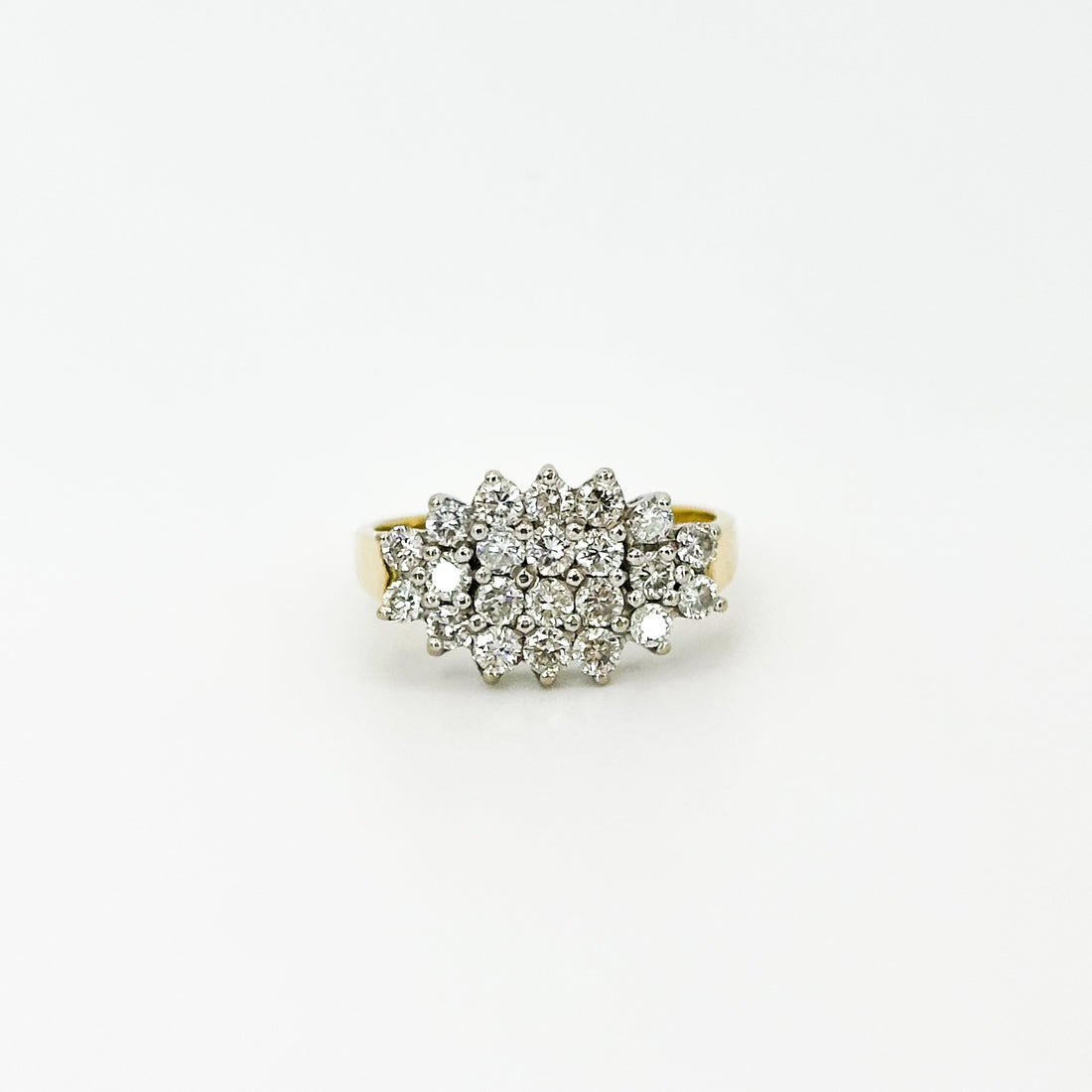 Vintage Cluster Diamond Ring
