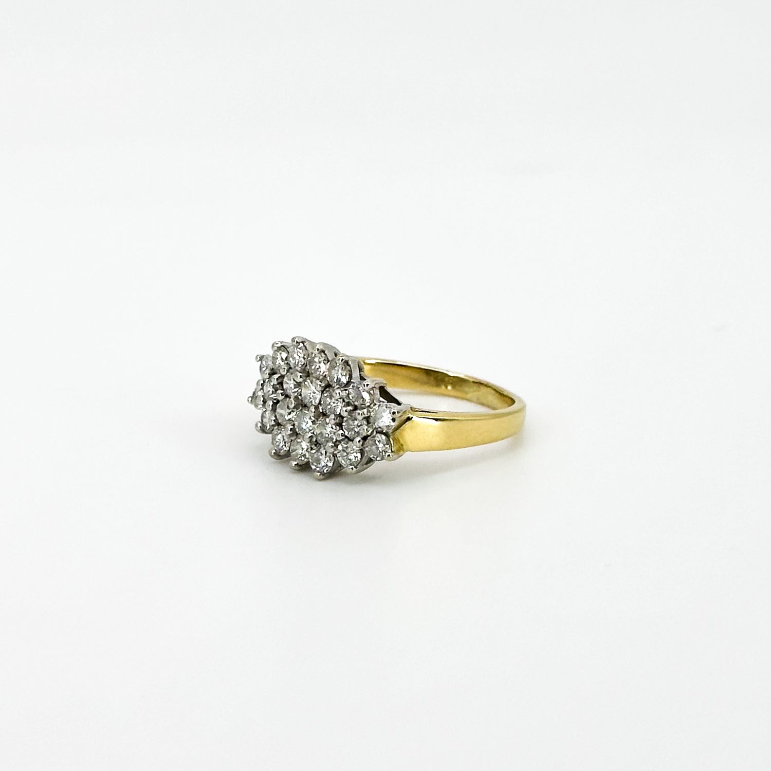 Vintage Cluster Diamond Ring