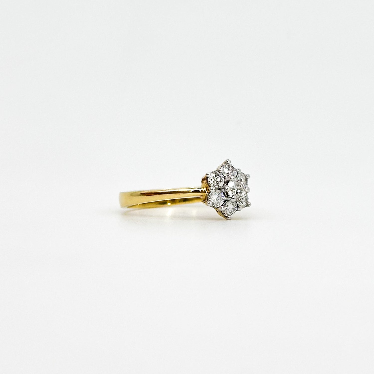 Daisy Cluster Diamond Ring