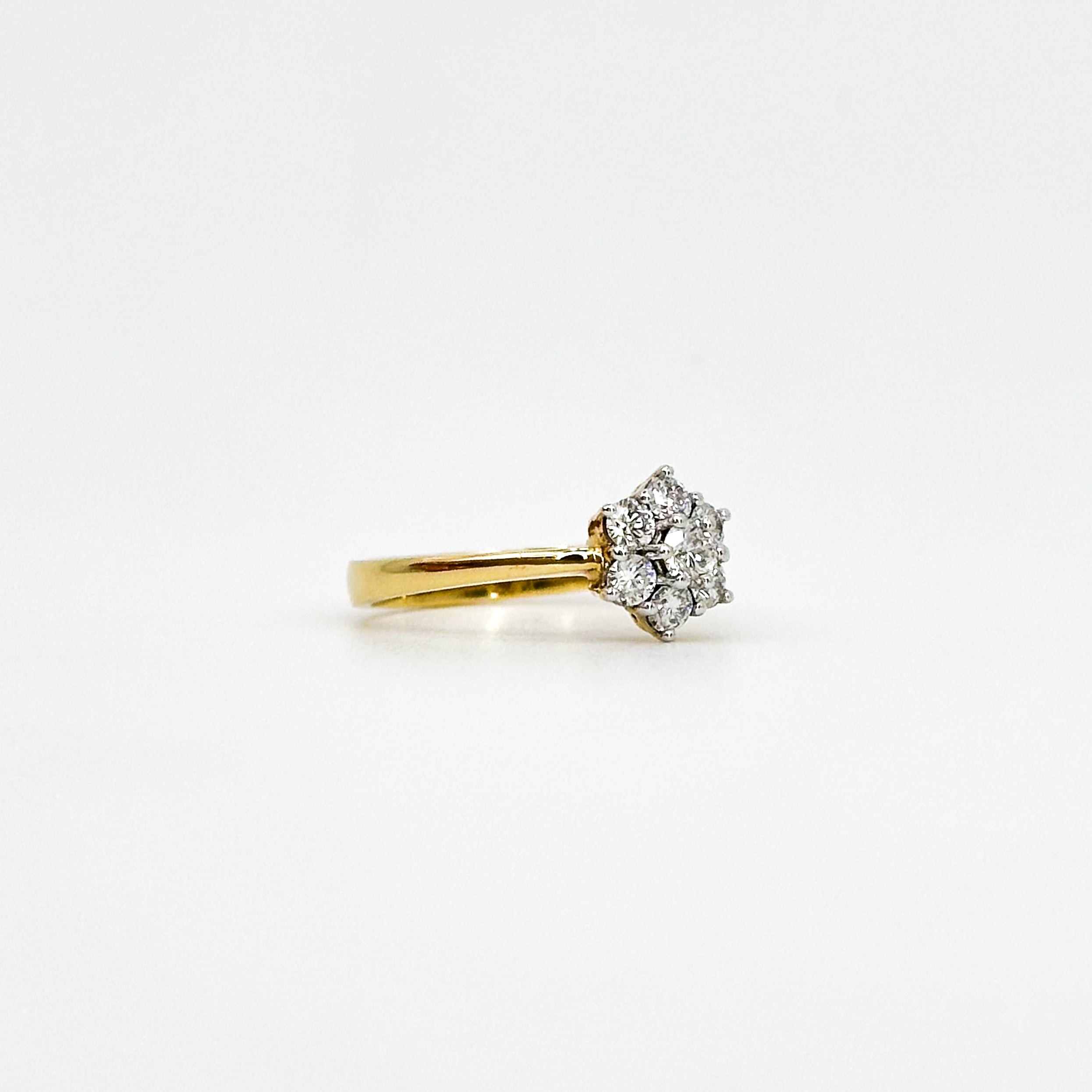 Daisy Cluster Diamond Ring