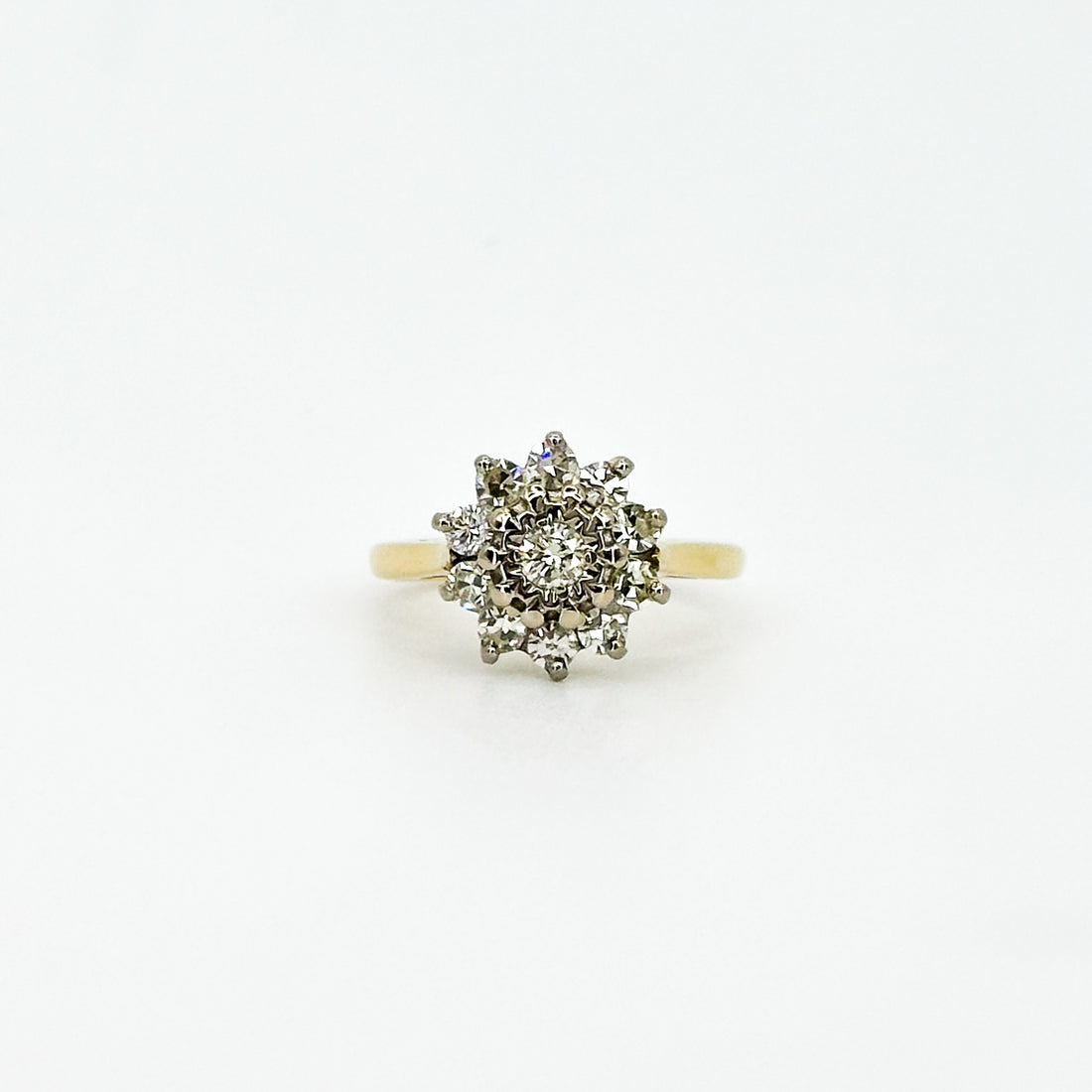 Daisy Cluster Diamond Ring