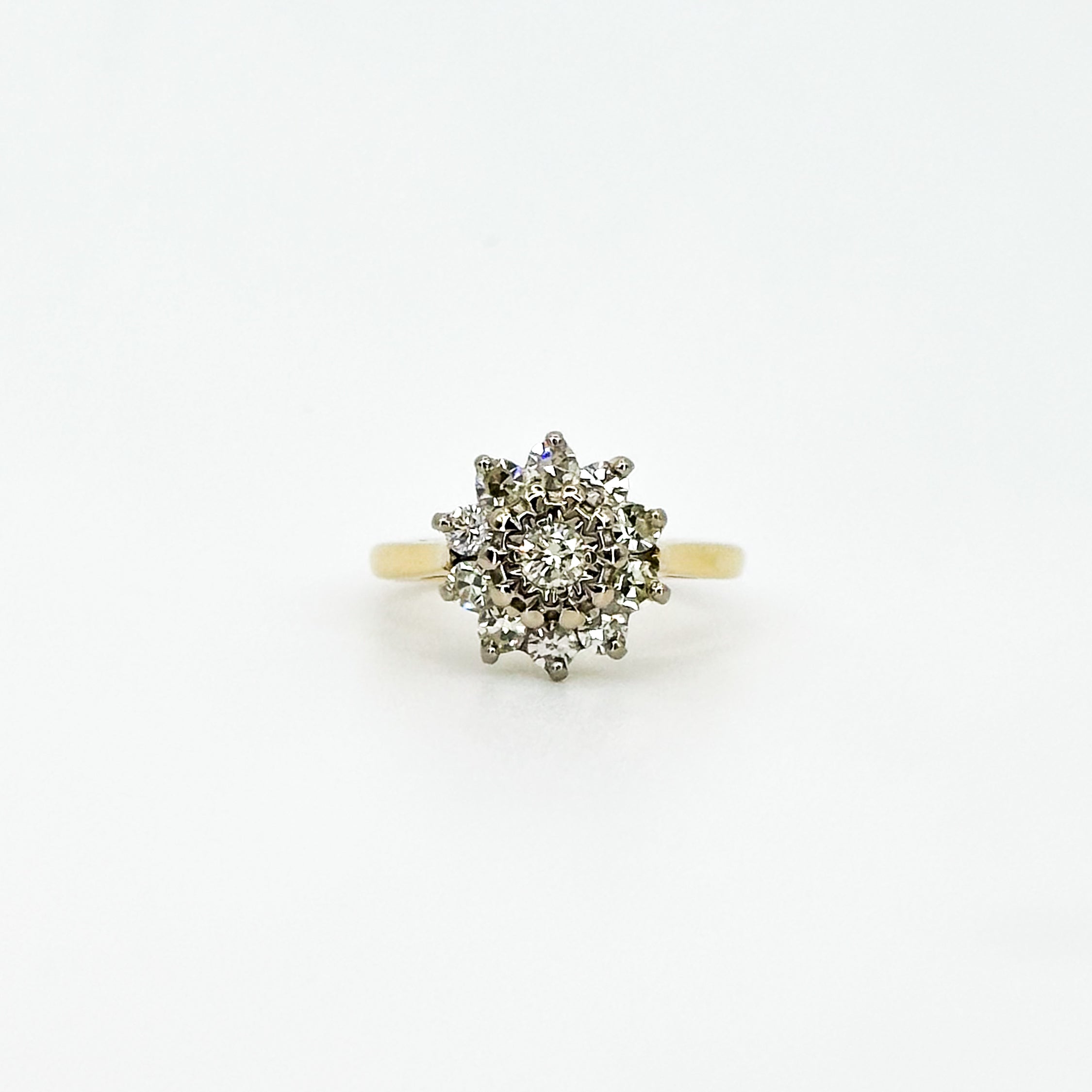 Daisy Cluster Diamond Ring