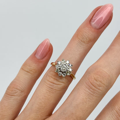 Daisy Cluster Diamond Ring