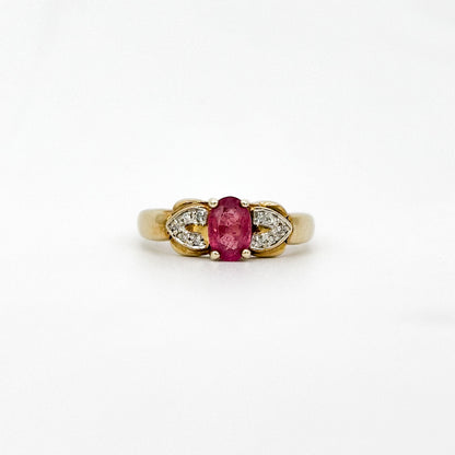 Oval Ruby Dress Ring