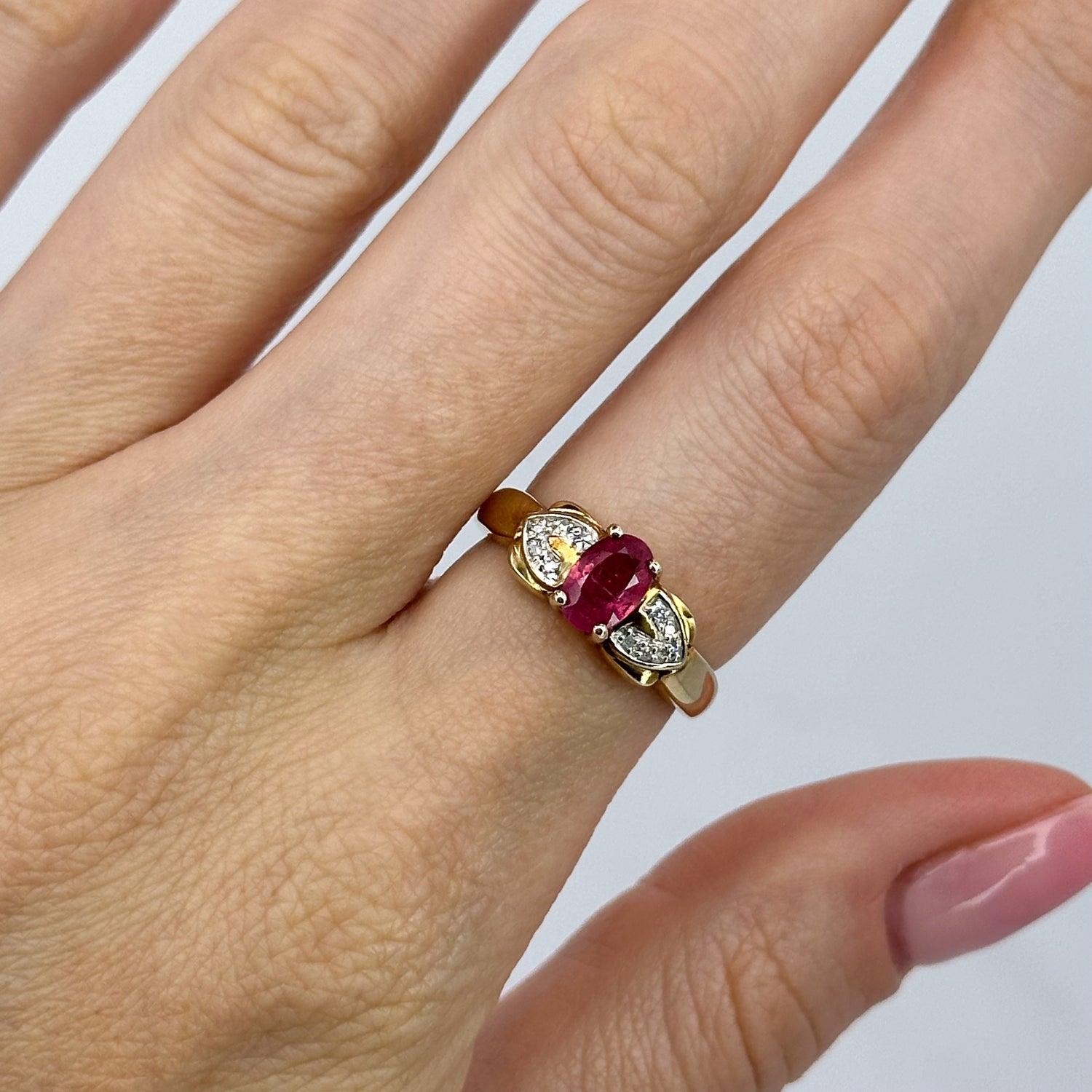 Oval Ruby Dress Ring