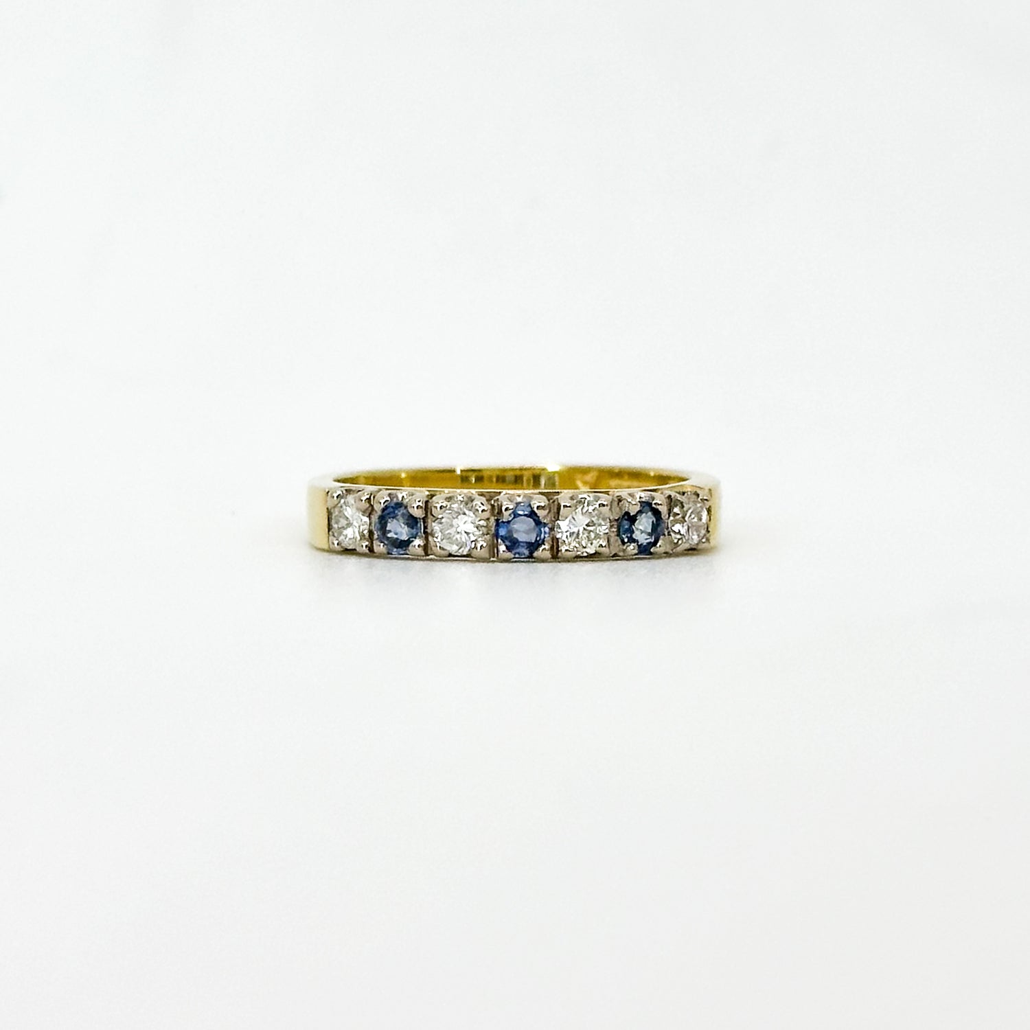 Sapphire and Diamond Eternity Ring