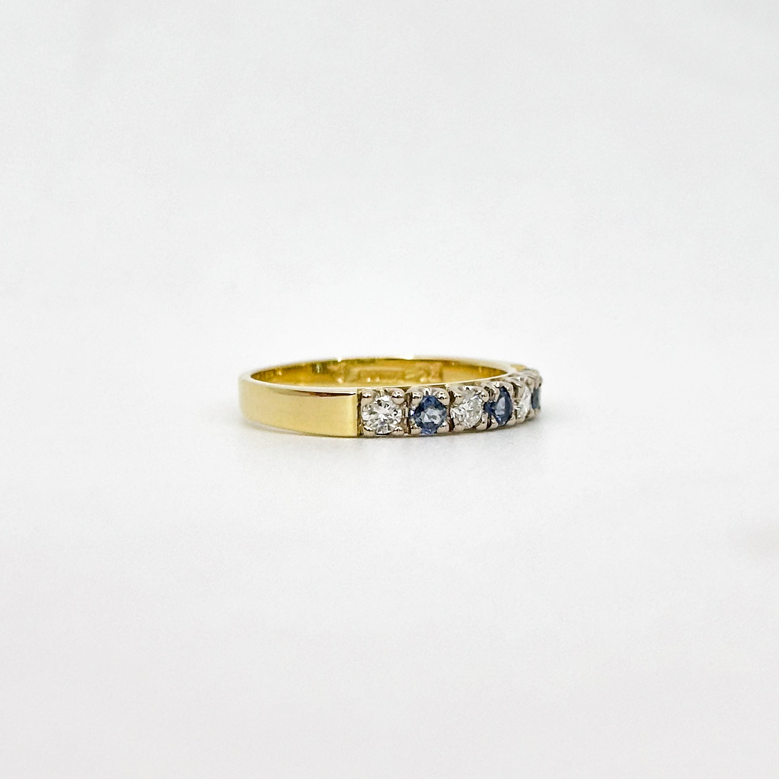 Sapphire and Diamond Eternity Ring