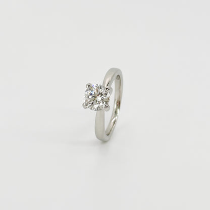 1.03ct Lab-Grown Round Cut Diamond Ring