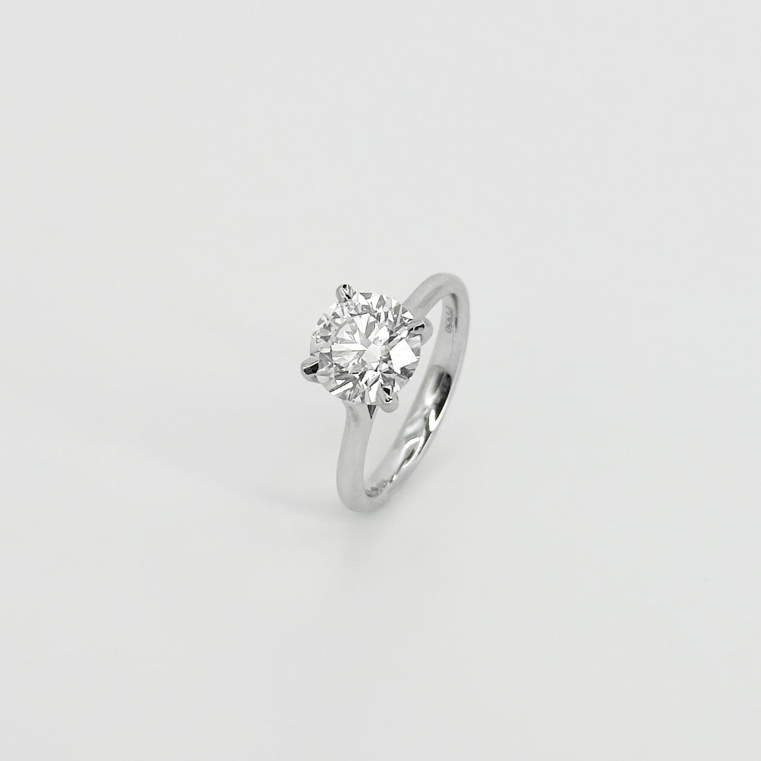 2.42ct Lab-Grown Round Cut Diamond Ring