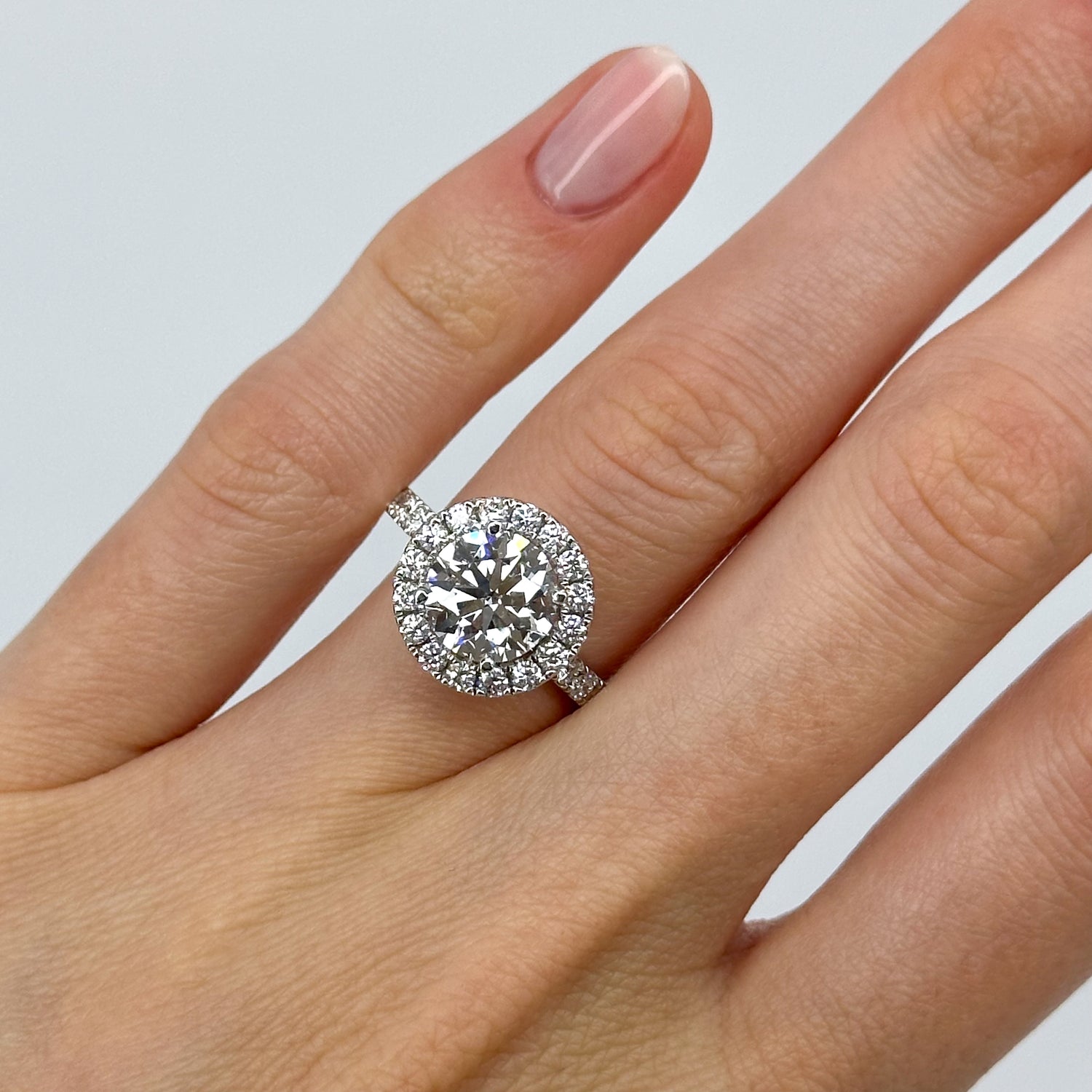 2.45ct Lab-Grown Round Diamond Ring