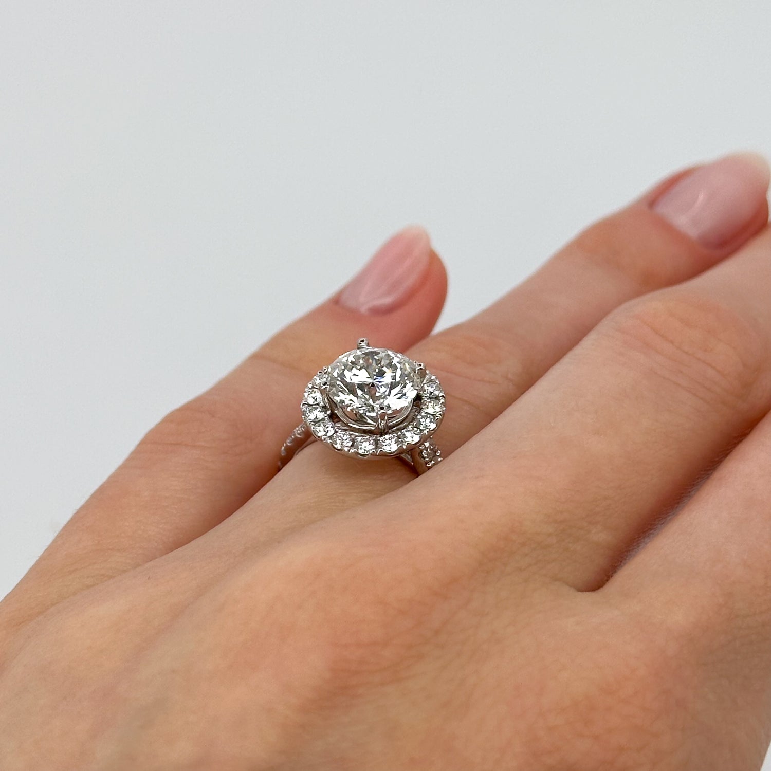 2.45ct Lab-Grown Round Diamond Ring