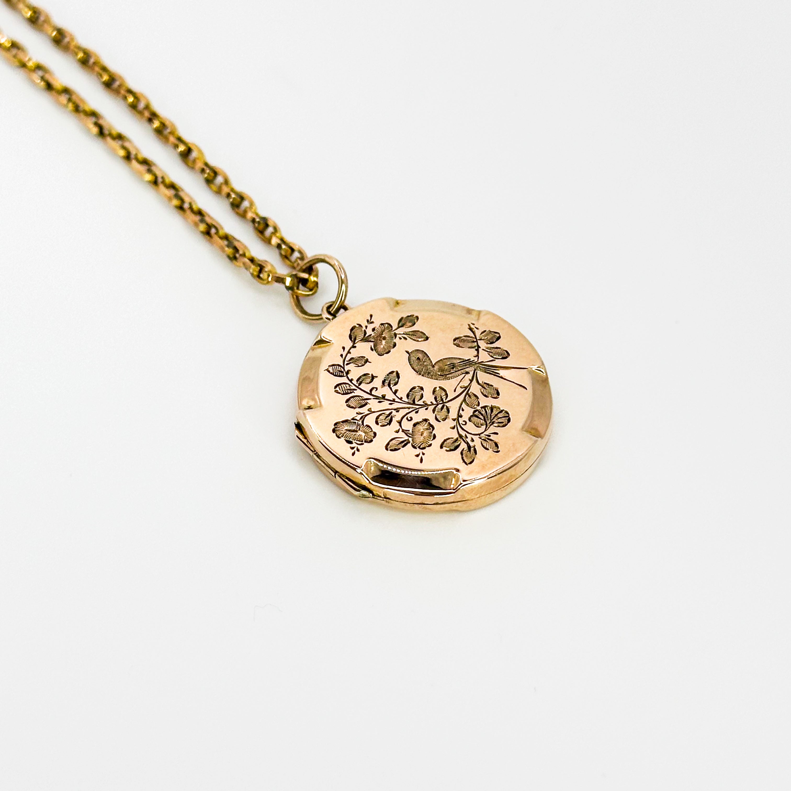 Vintage Gold Locket with &