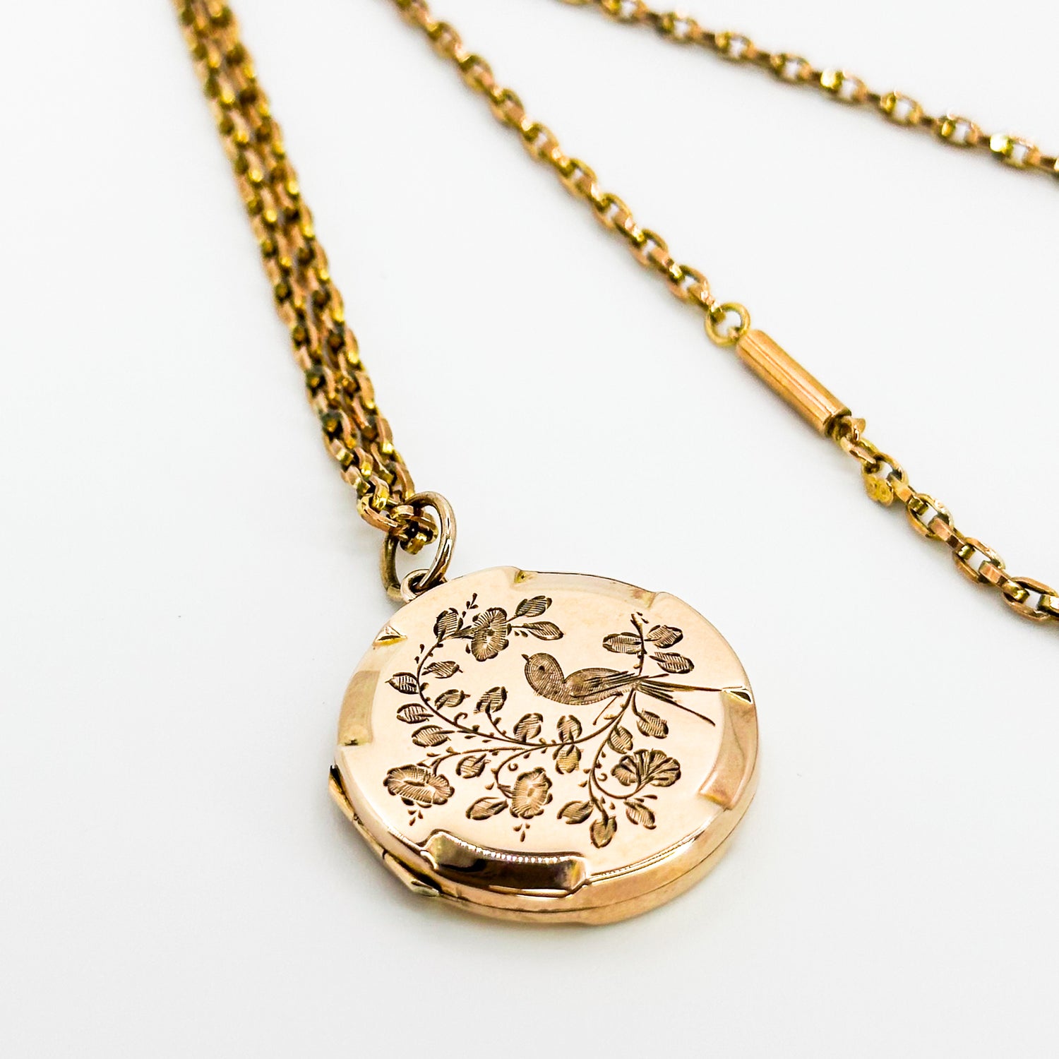 Vintage Gold Locket with &