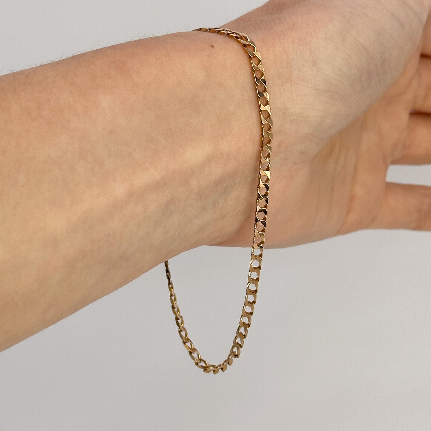 Cuban Chain Vintage Gold Bracelet