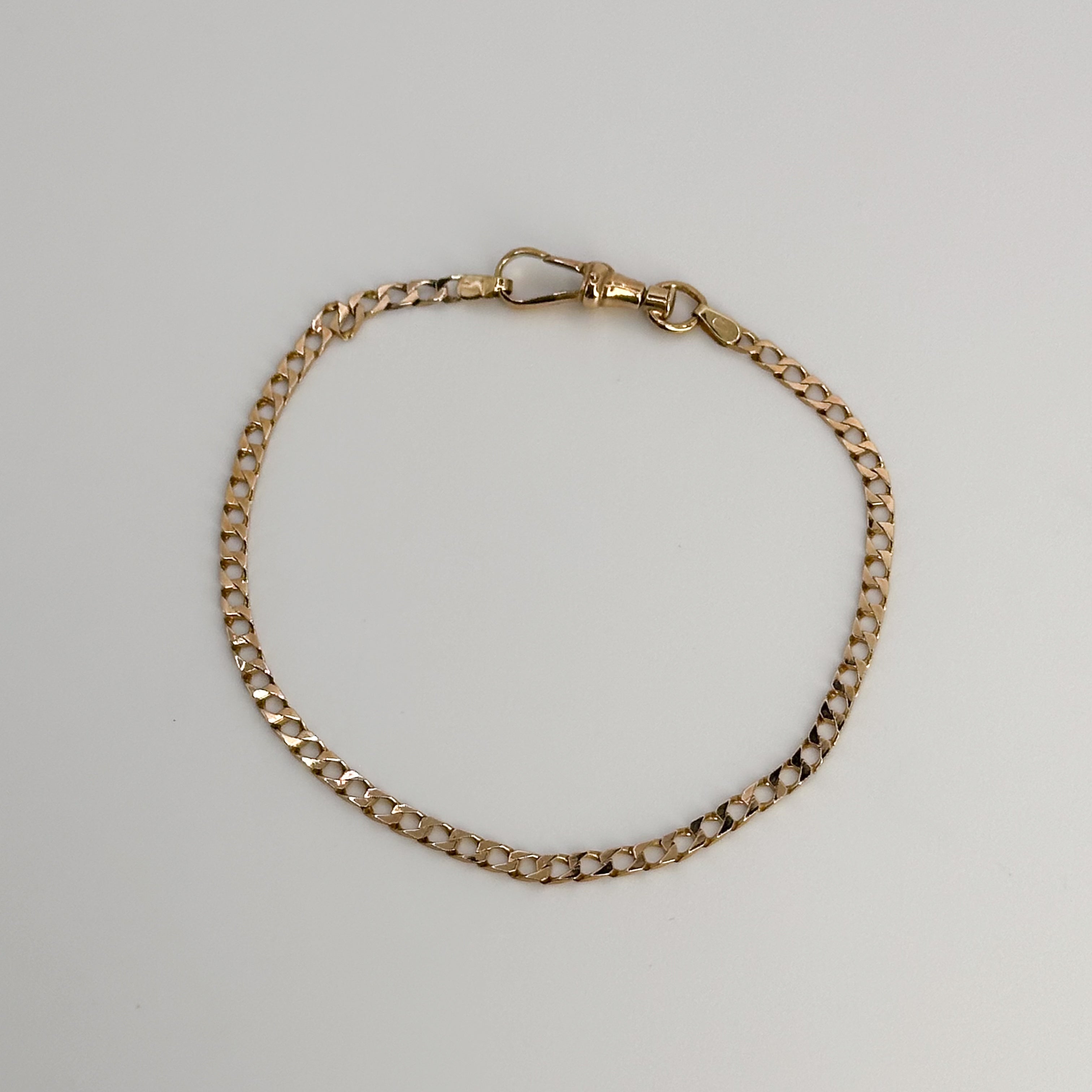 Cuban Chain Vintage Gold Bracelet