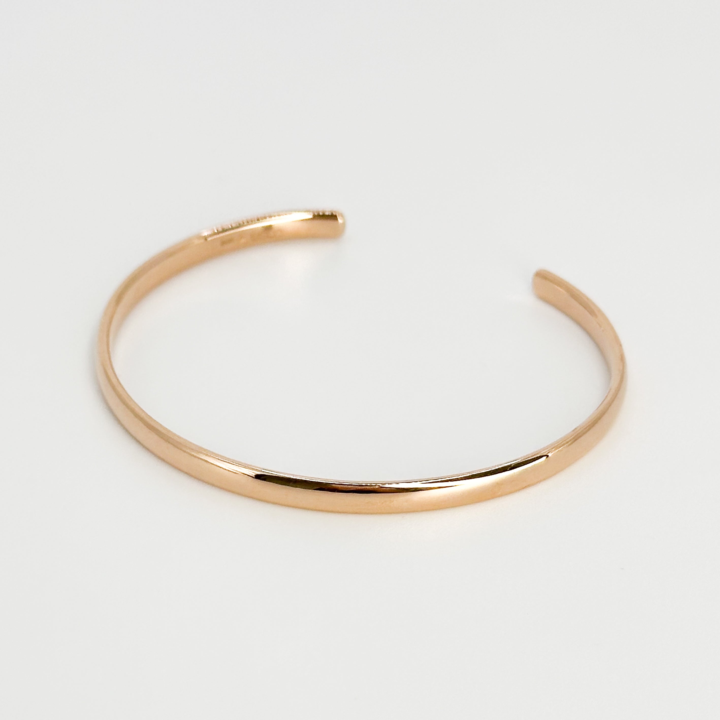 Rose Gold Cuff Bangle Bracelet