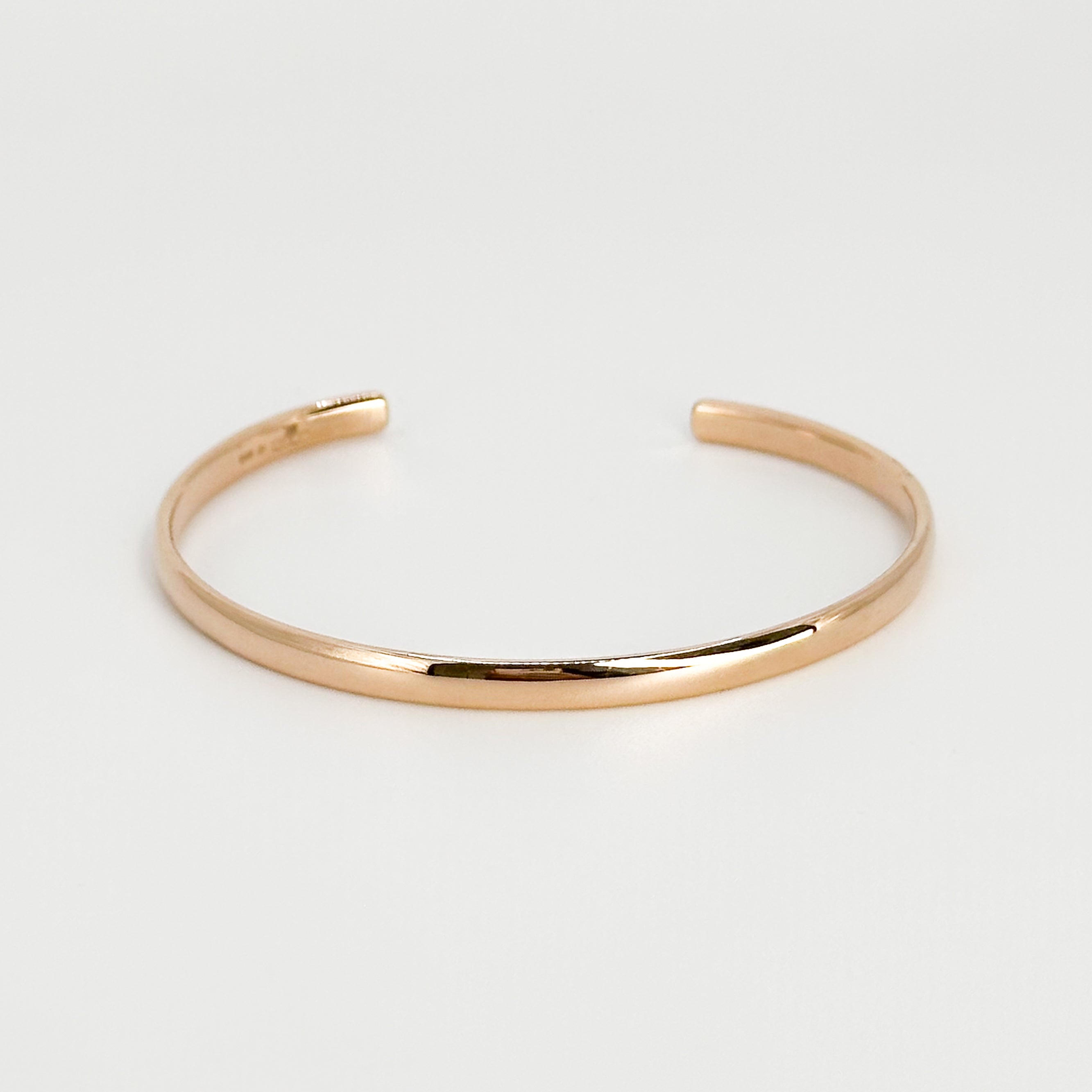 Rose Gold Cuff Bangle Bracelet