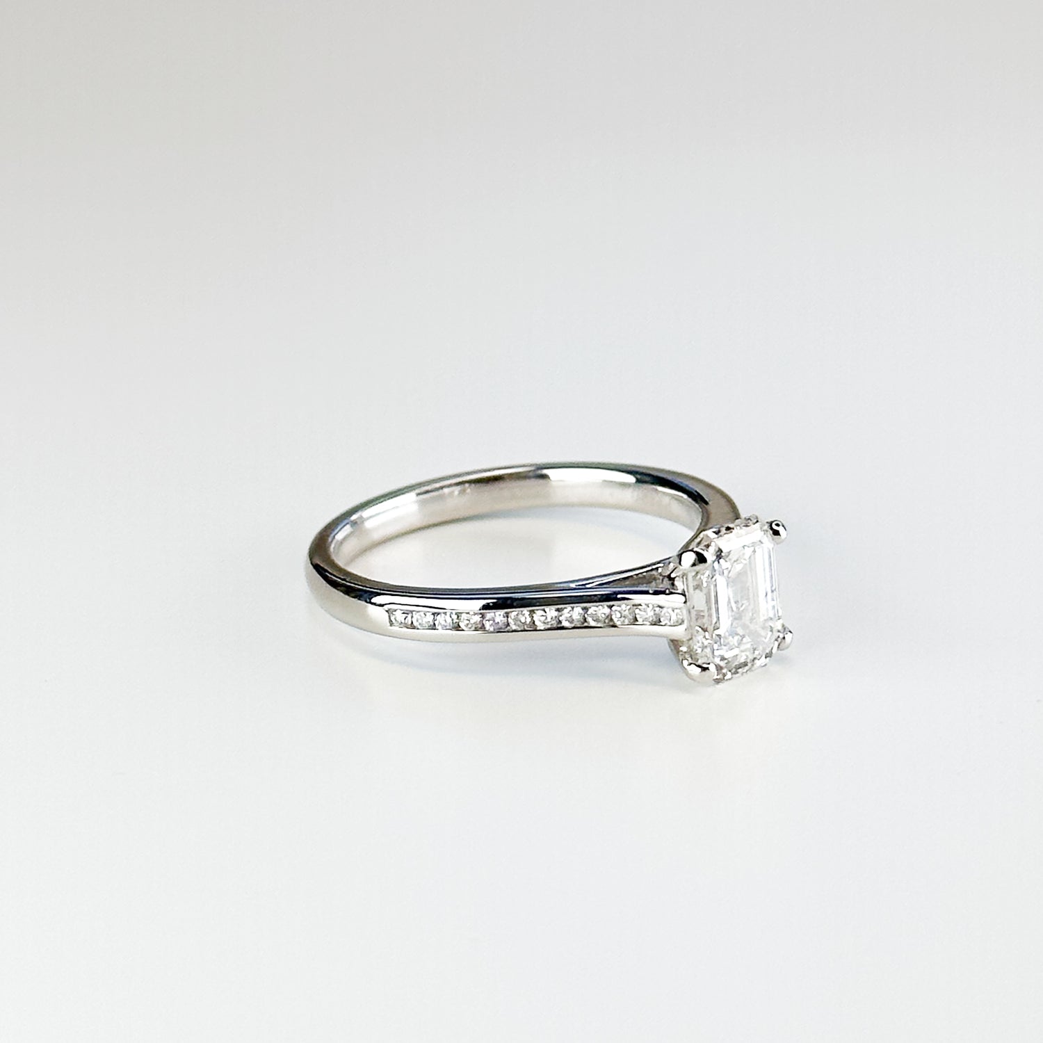 1.23ct Emerald Cut Diamond Ring