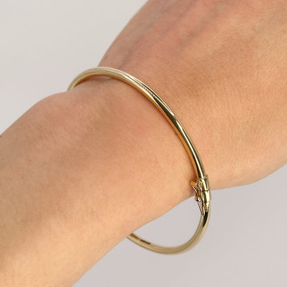 Yellow Gold Bangle Bracelet