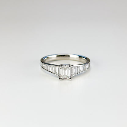 0.50ct Emerald Cut Diamond Ring