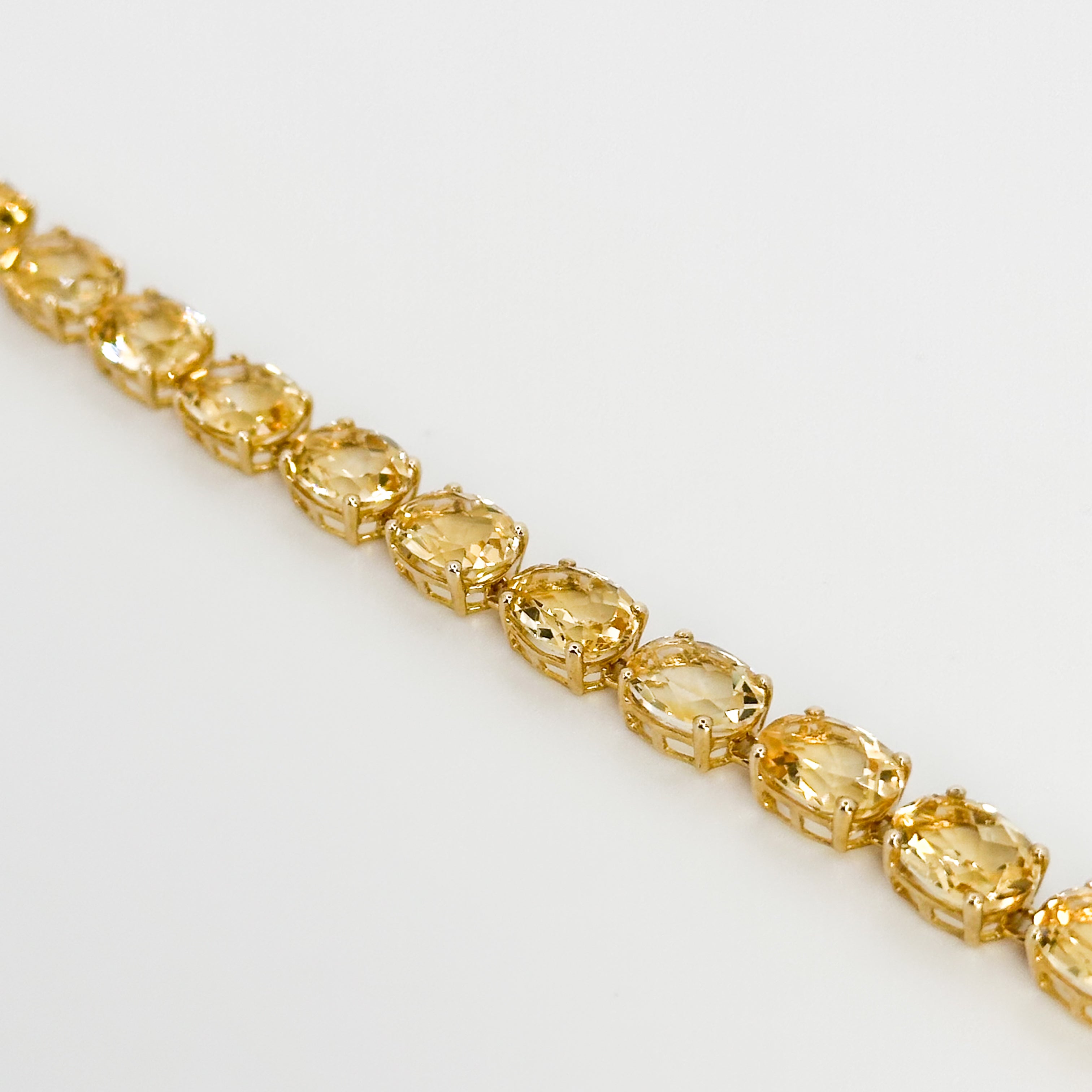 Citrine Bracelet in Yellow Gold