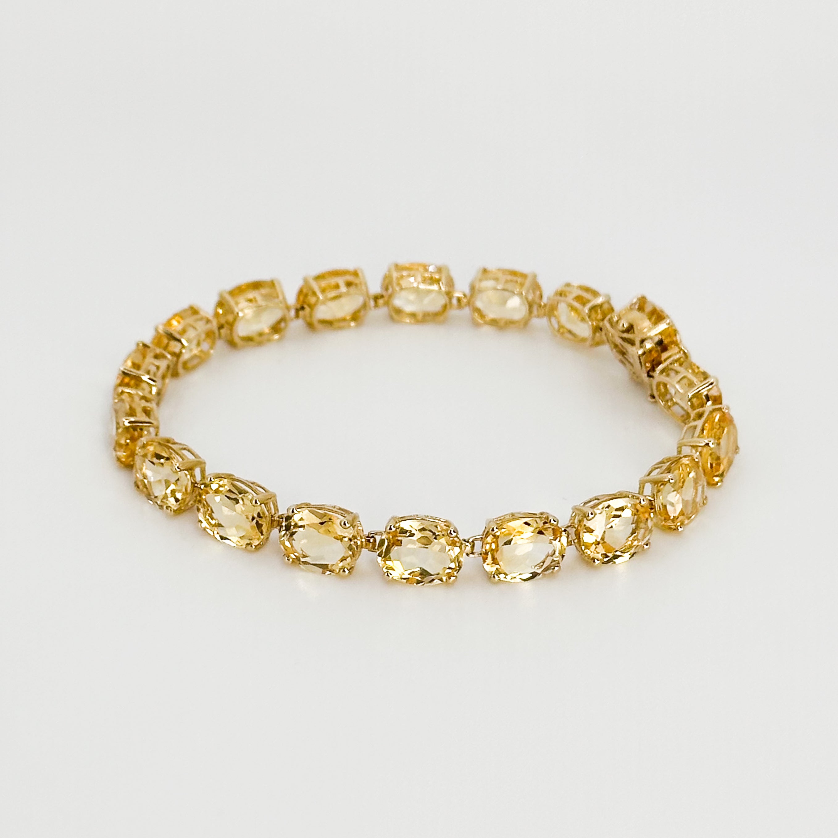 Citrine Bracelet in Yellow Gold