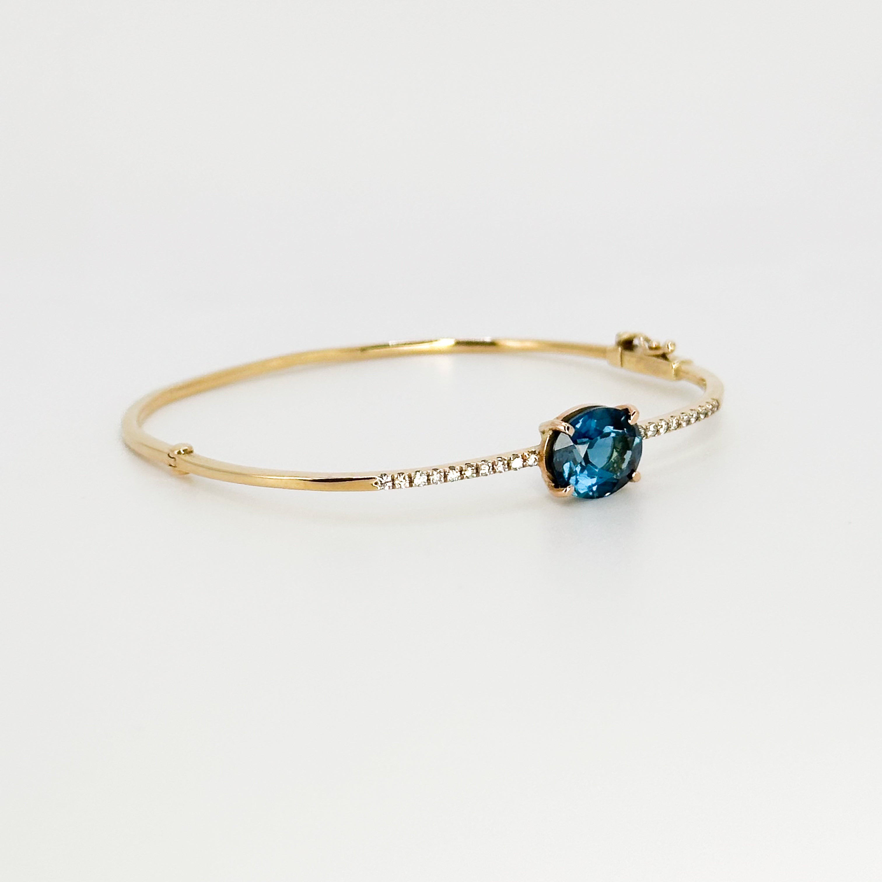 Topaz and Diamond Bracelet