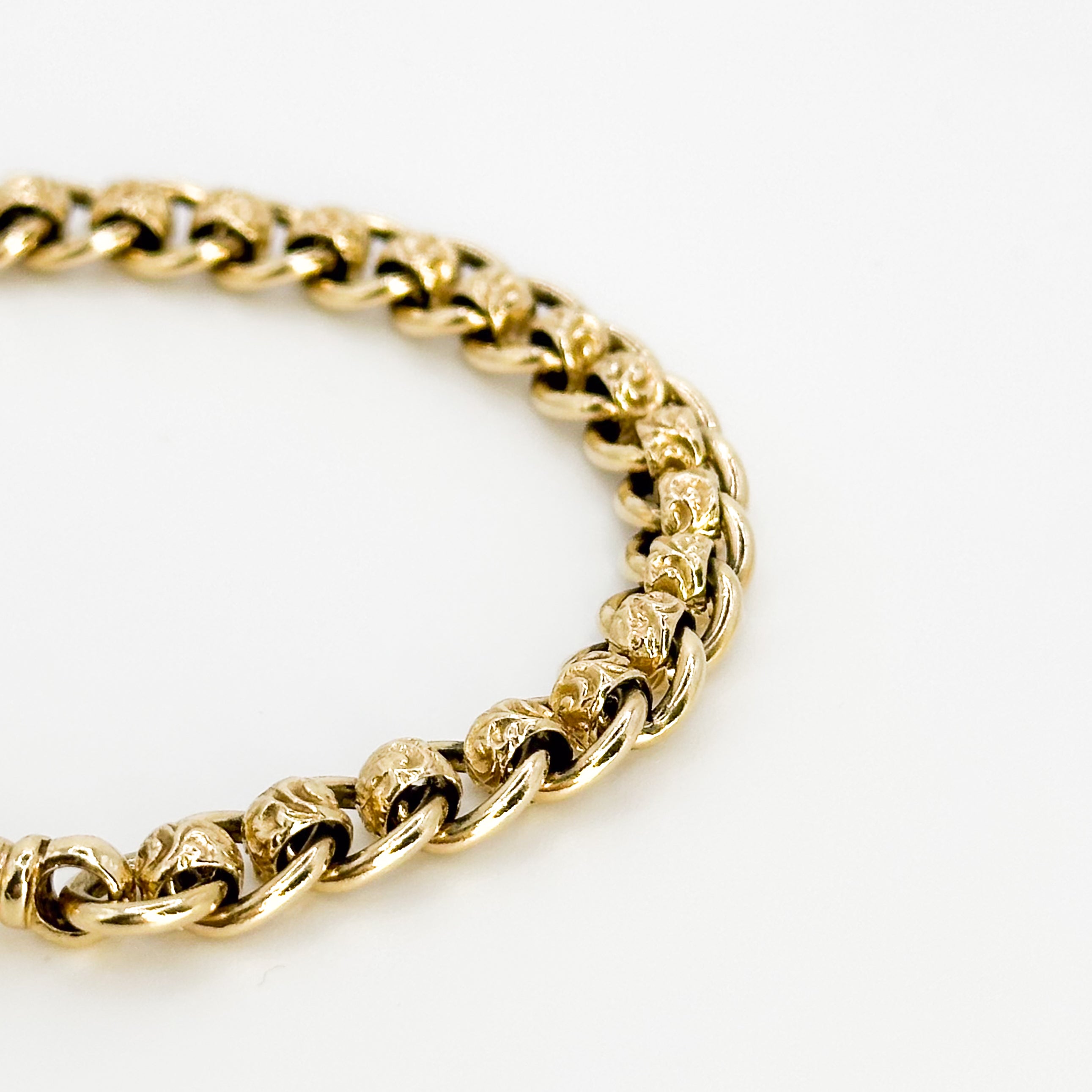 Yellow Gold Chain Bracelet