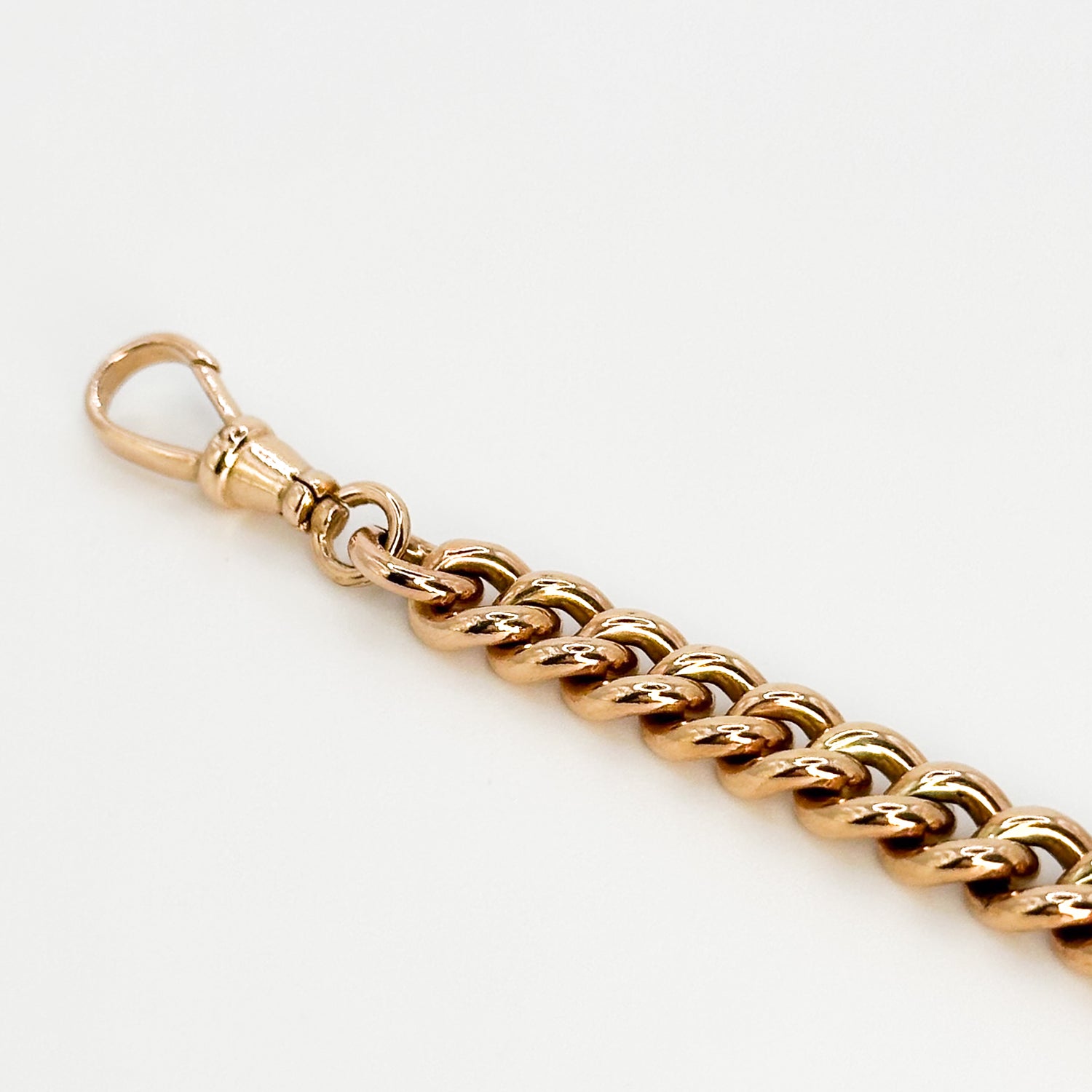 Rose Gold Curb Bracelet