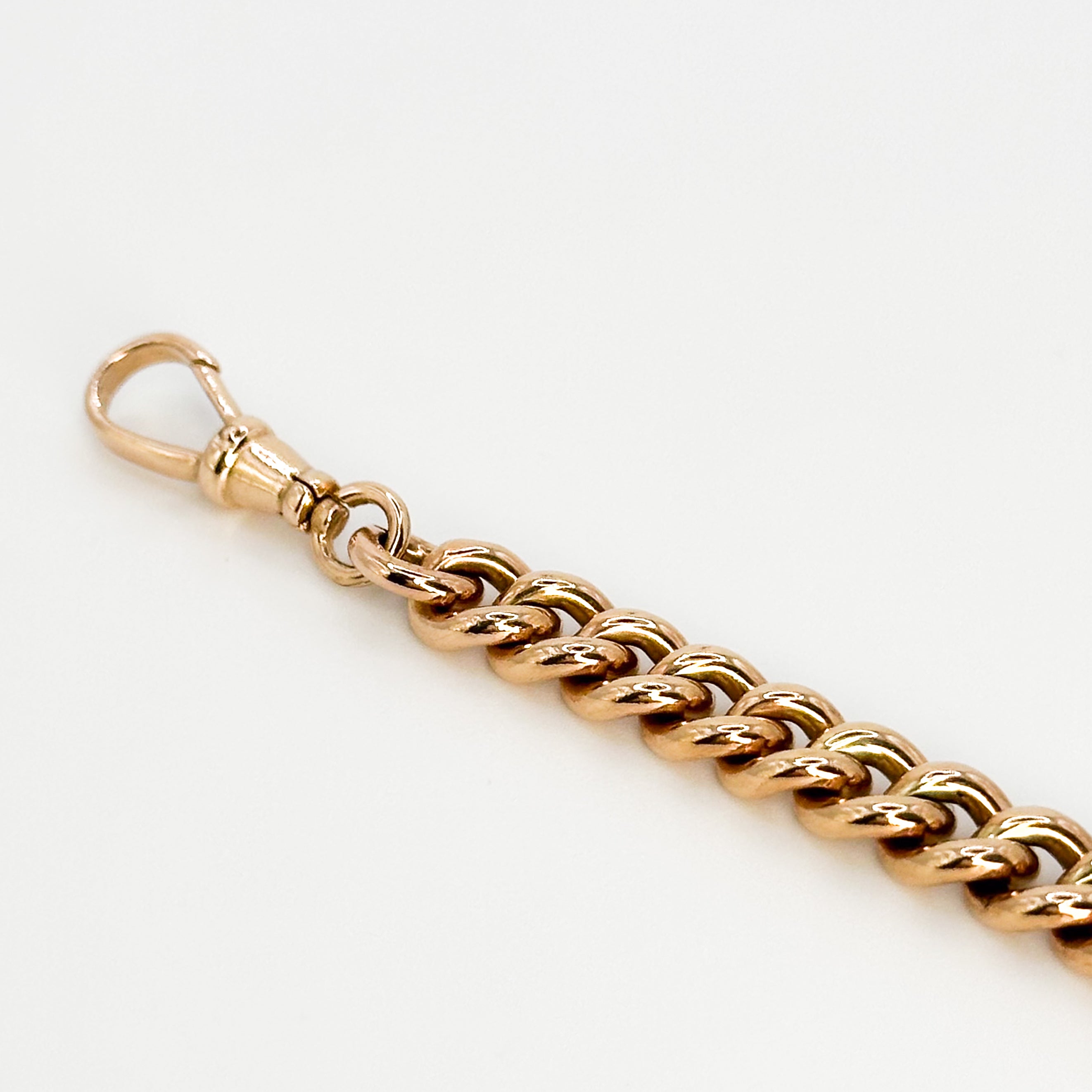 Rose Gold Curb Bracelet