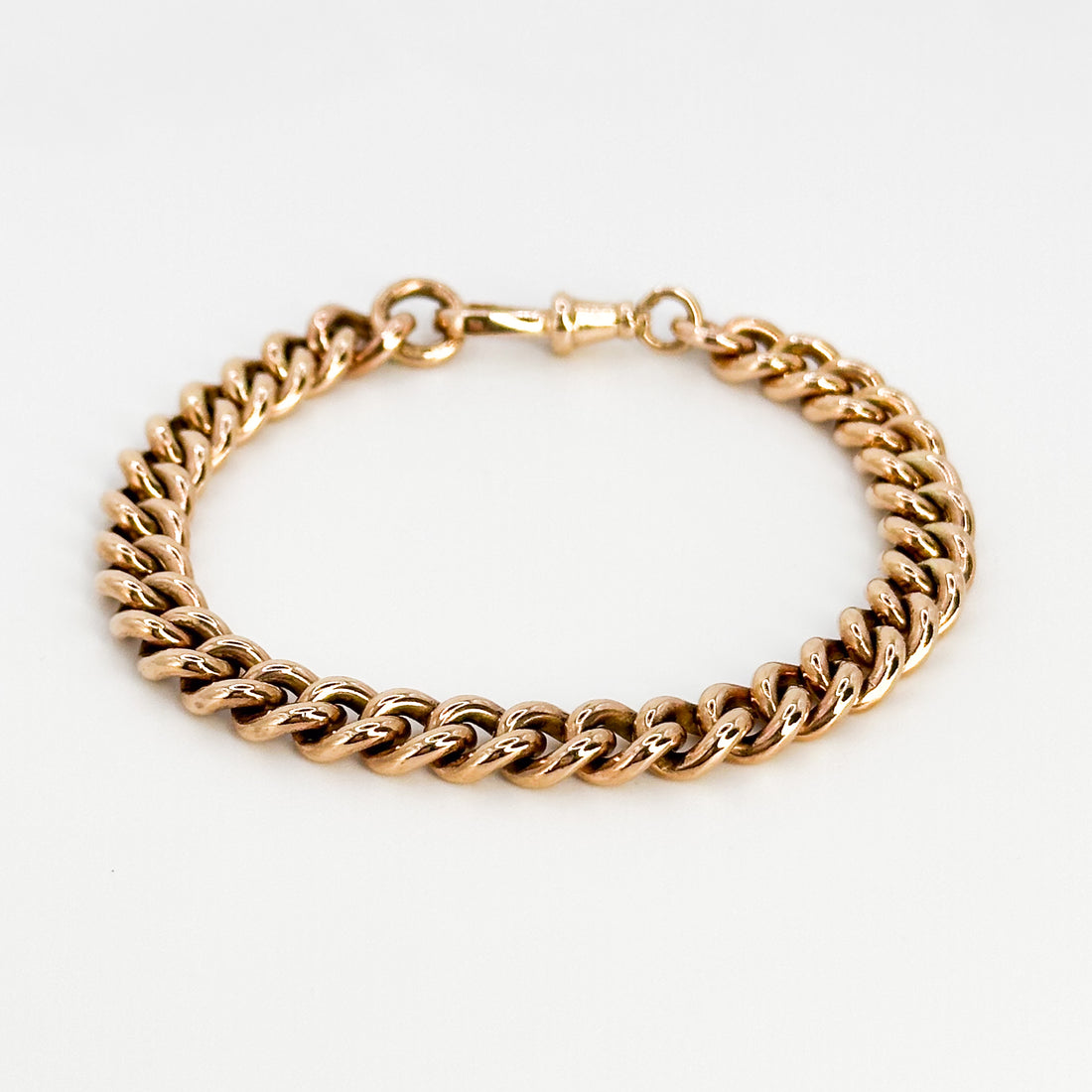 Rose Gold Curb Bracelet