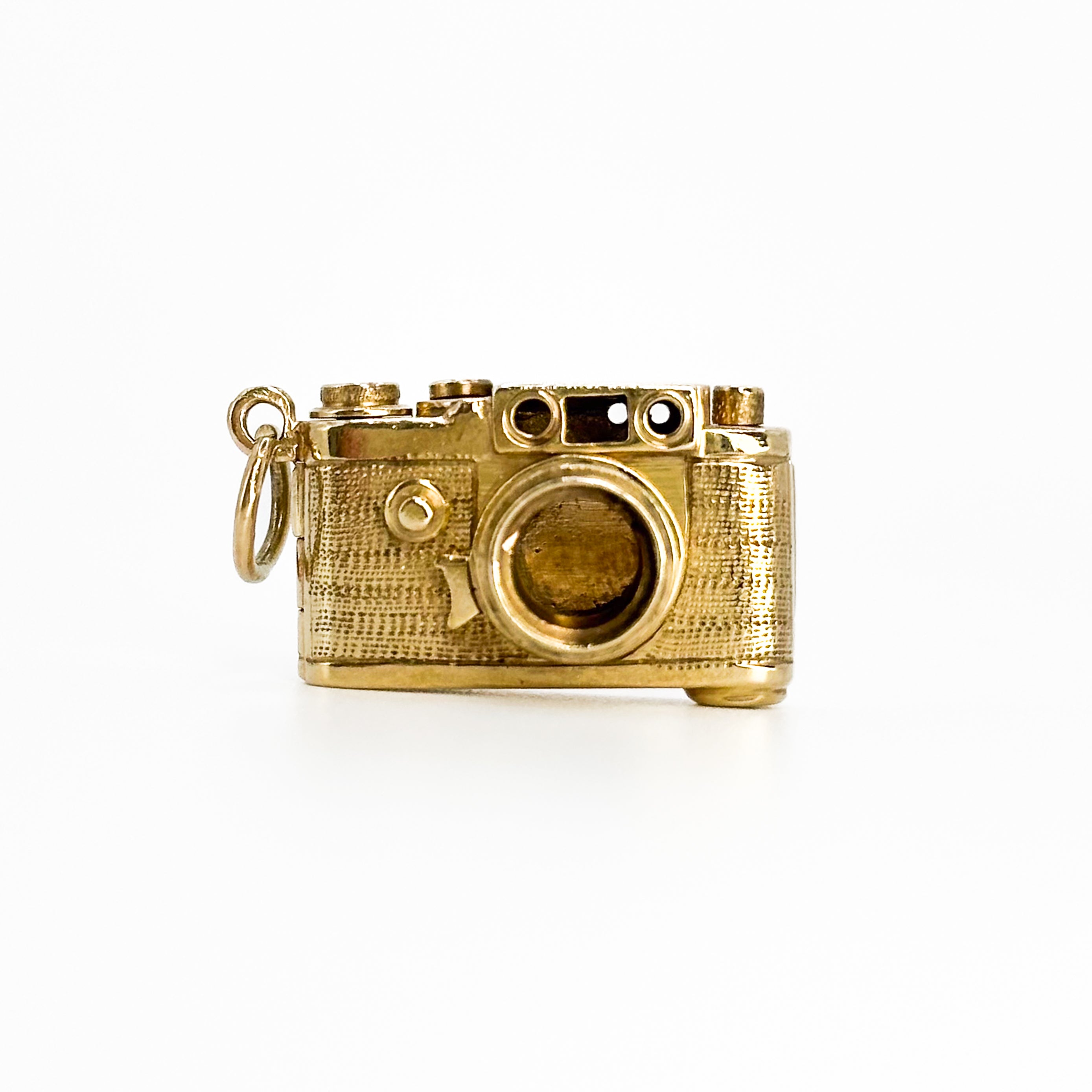 Yellow Gold Vintage Camera Charm